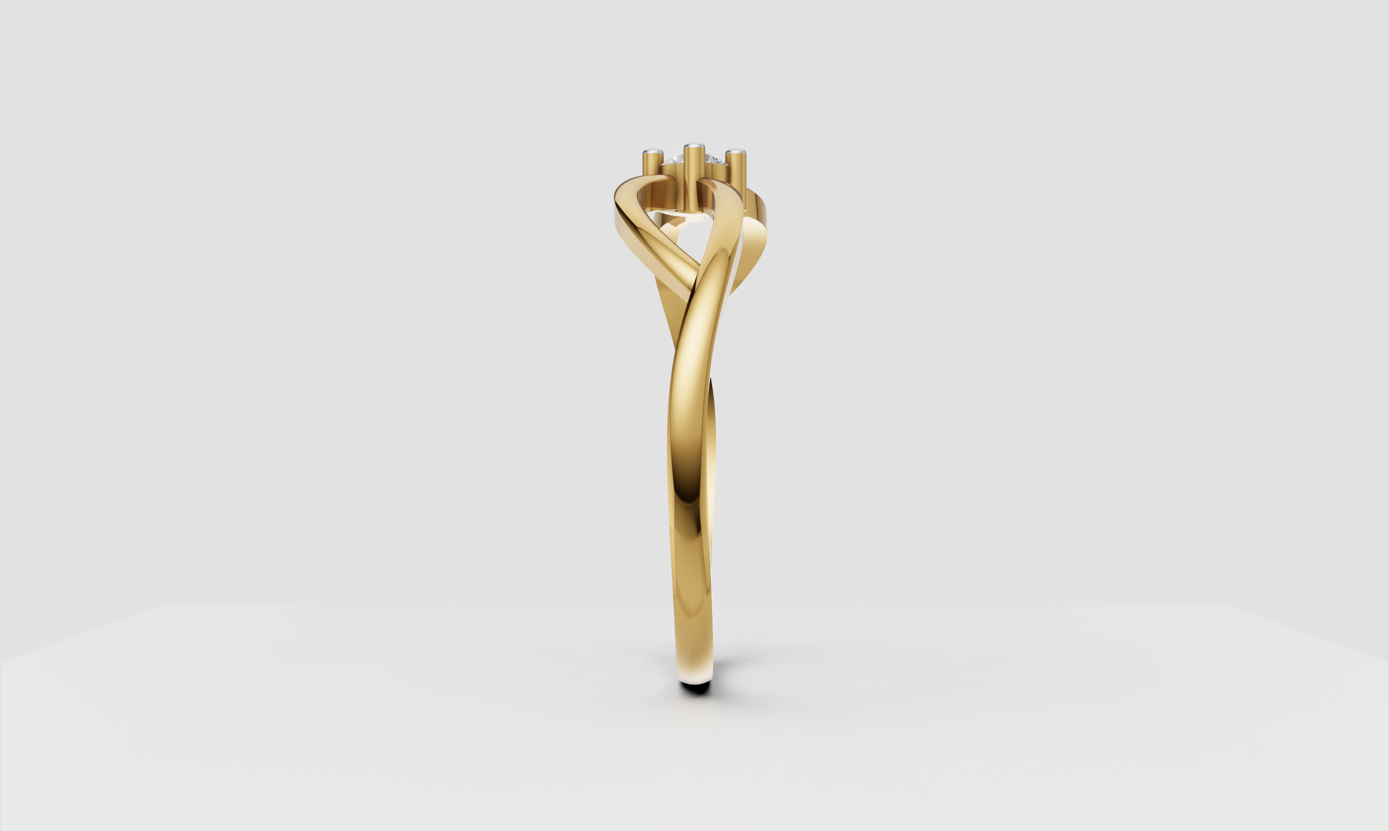 Infinity Flow Solitaire Ring   -   RGD15