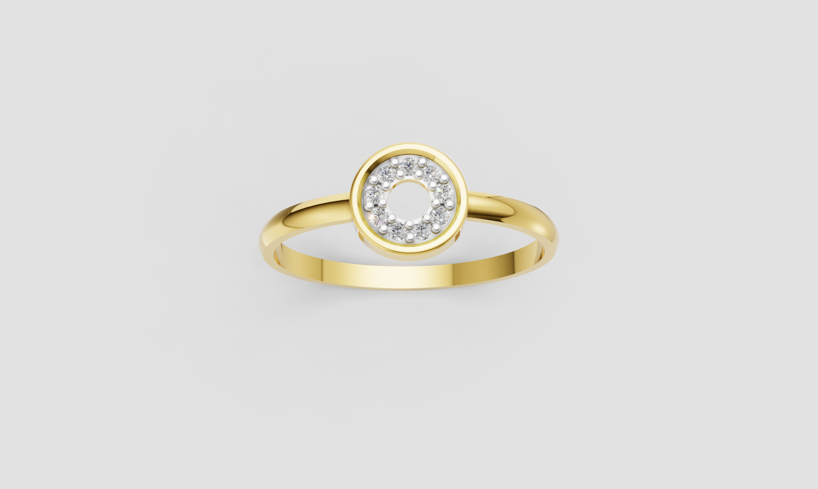 Circle of Light Diamond Ring  - RGD168
