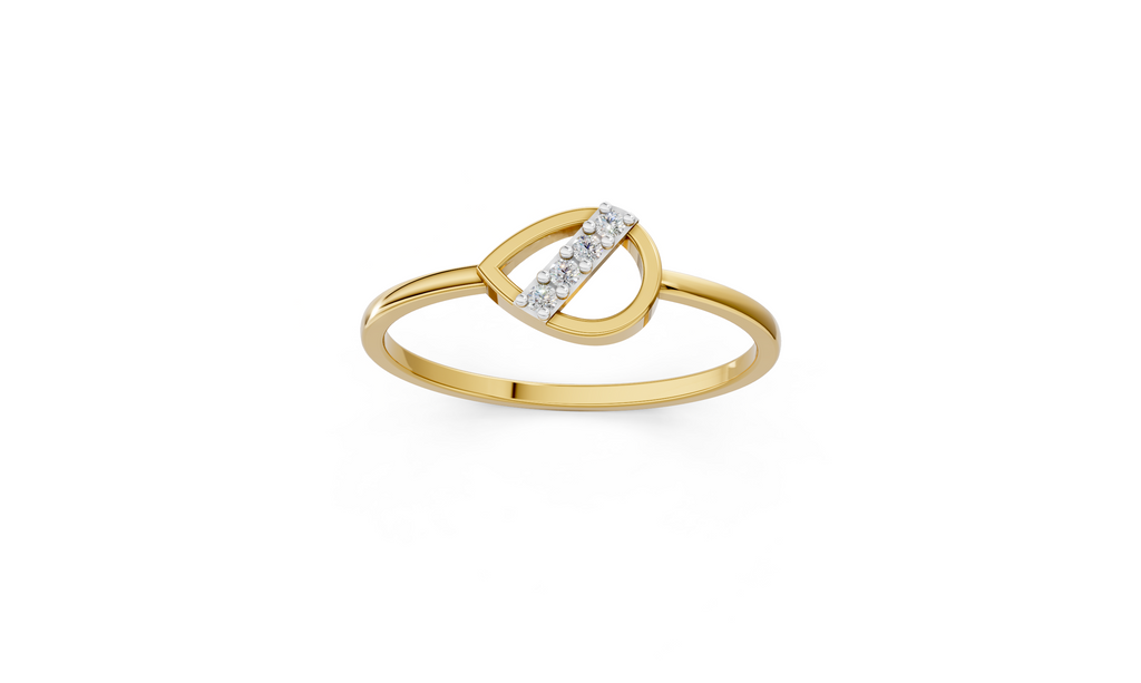 Circle Bridge Diamond Ring  - RGD169