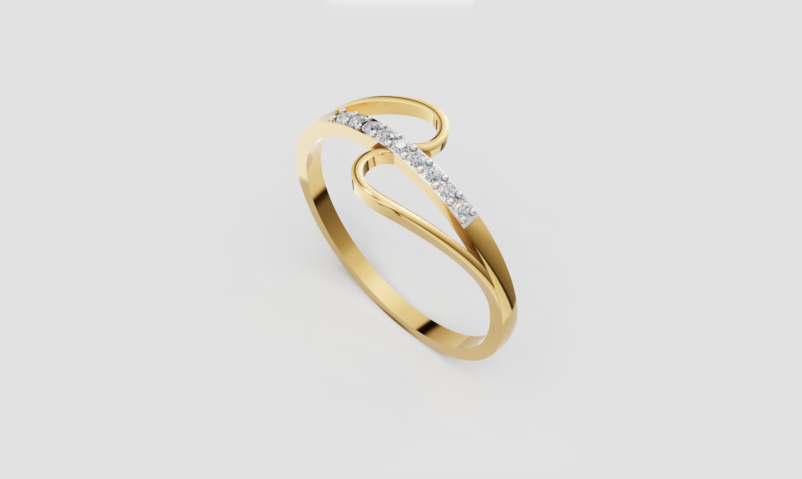 Infinity Flow Diamond Ring - RGD178