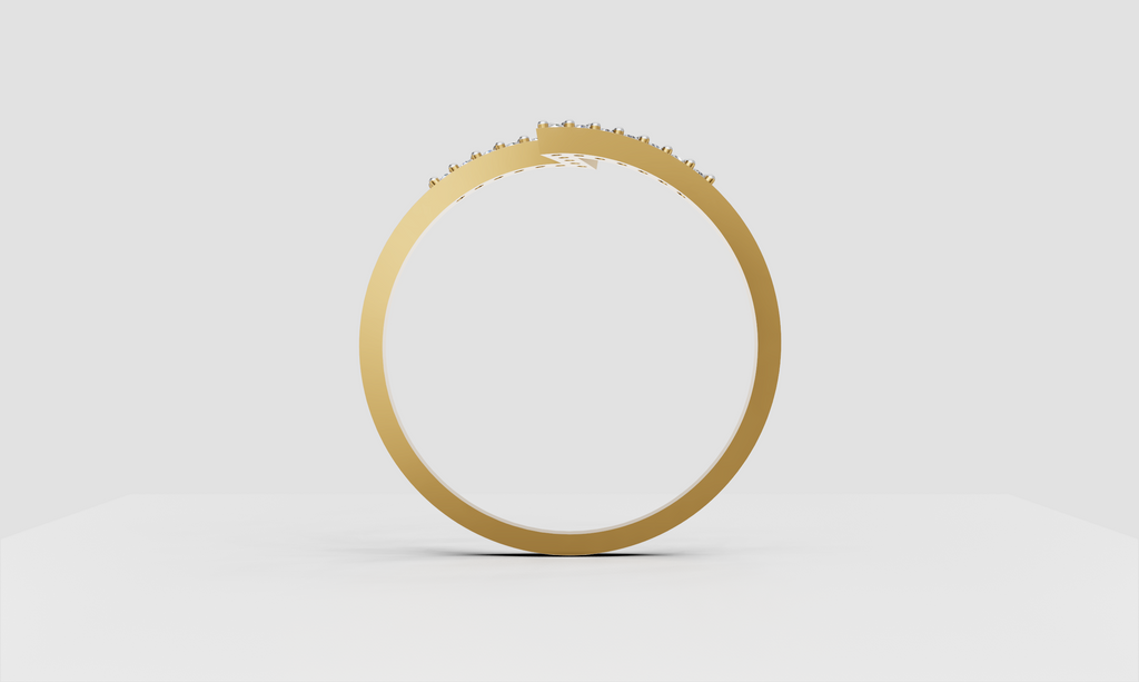 Zenith Line Diamond Ring   -RGD195