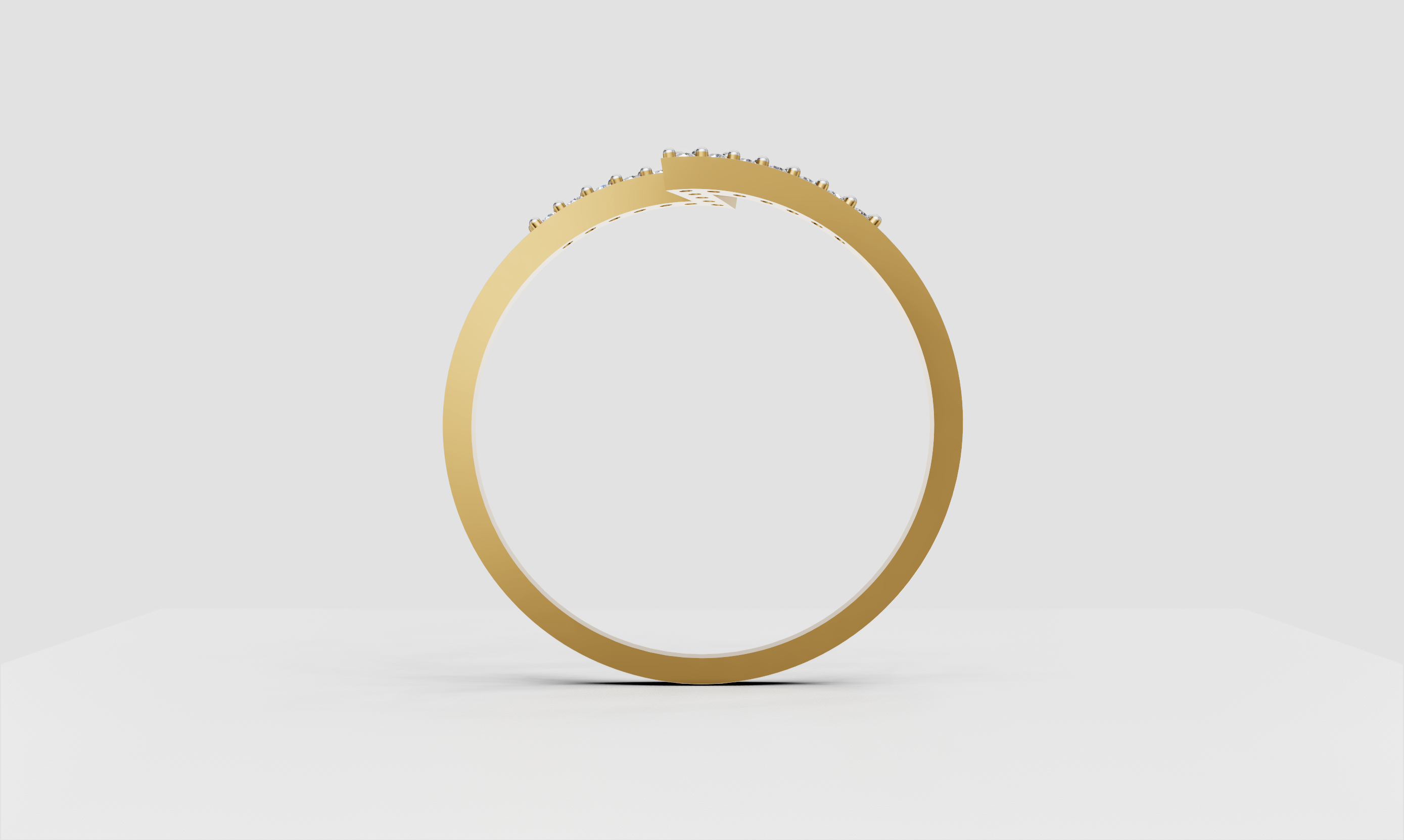 Zenith Line Diamond Ring   -RGD195