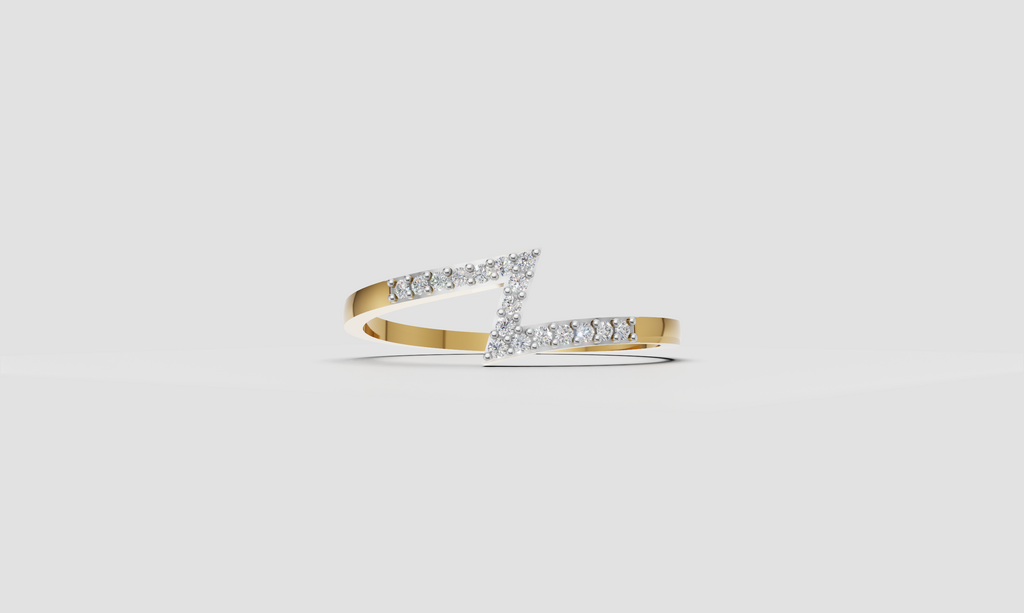 Zenith Line Diamond Ring   -RGD195