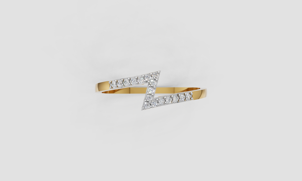 Zenith Line Diamond Ring   -RGD195