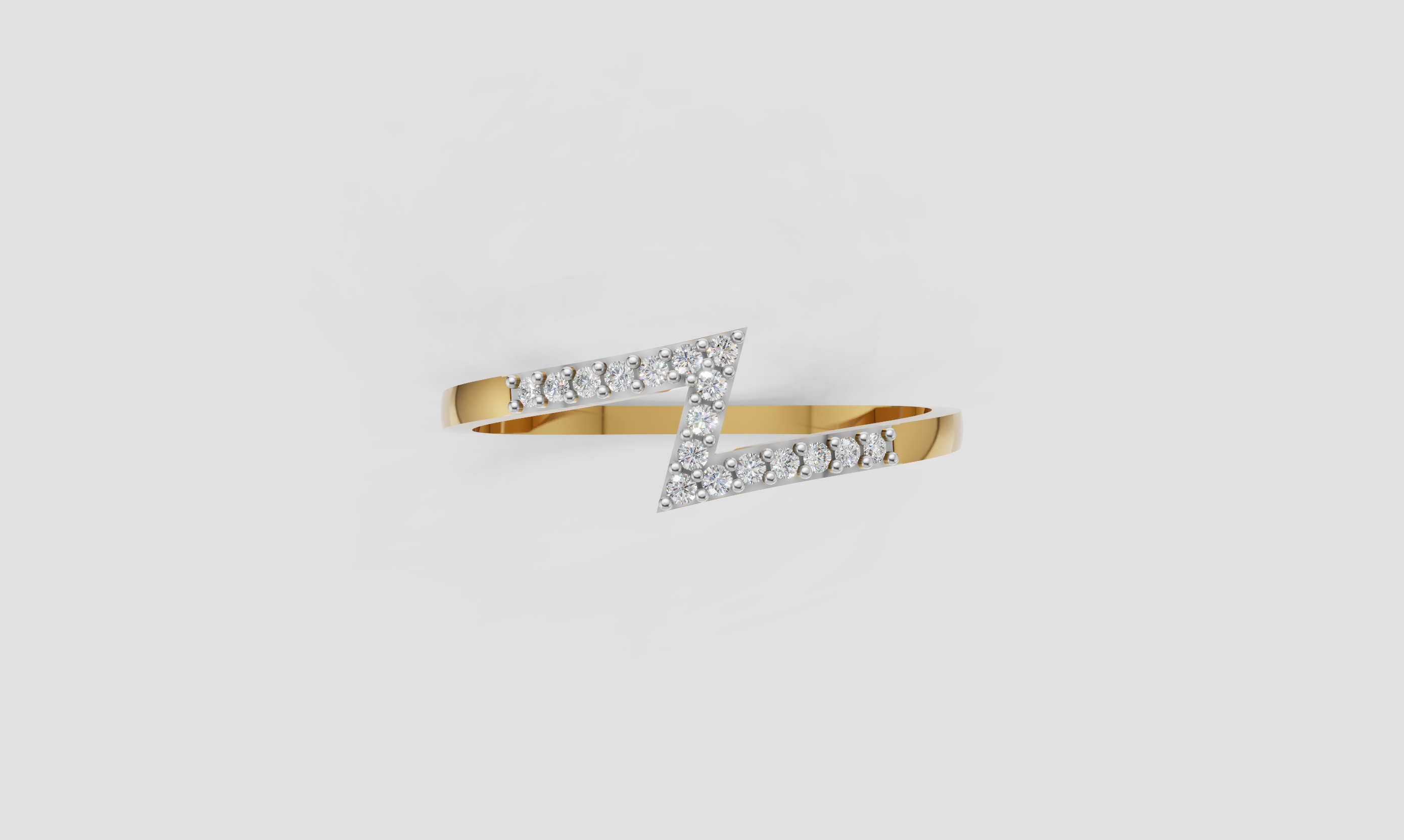 Zenith Line Diamond Ring   -RGD195