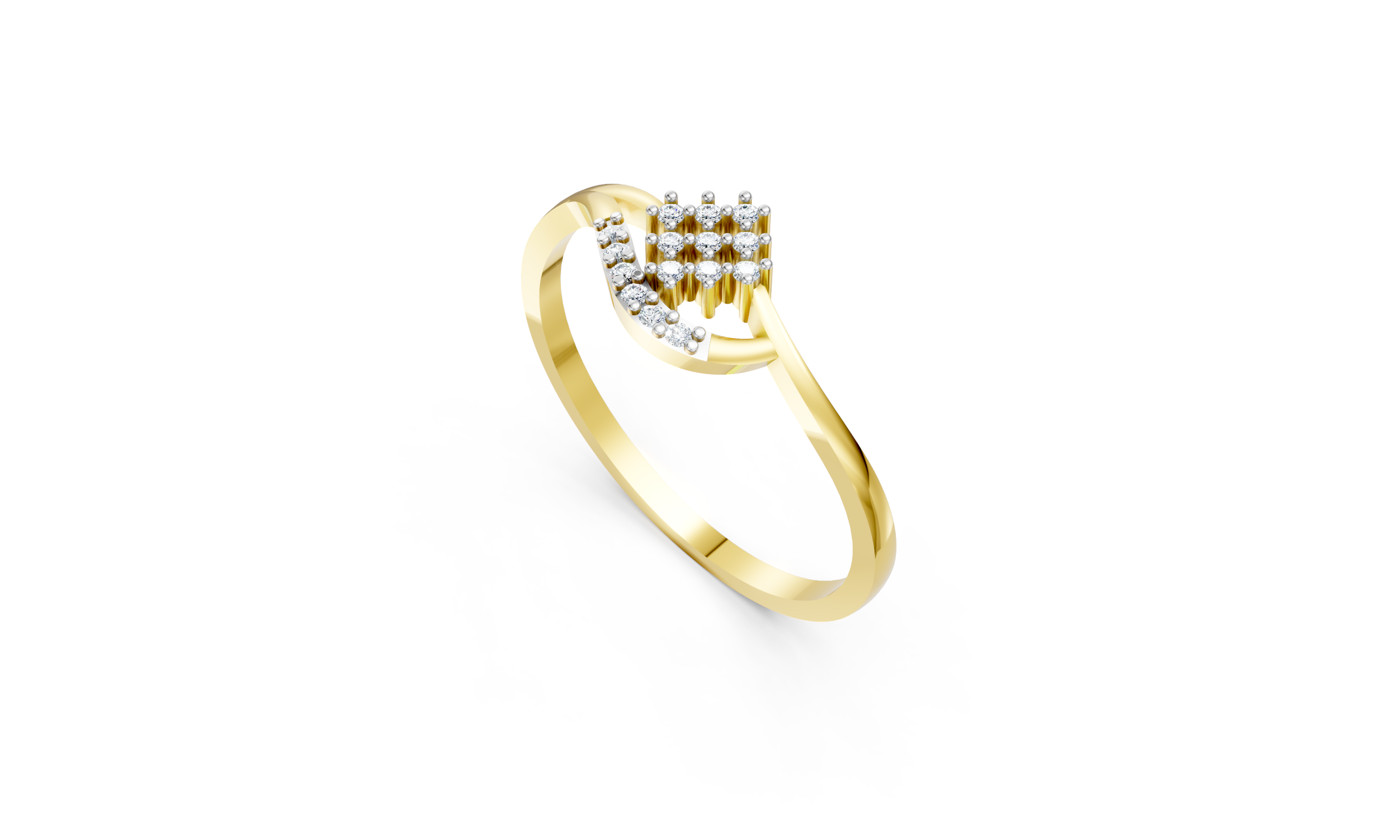 Circle Grace Diamond Ring    -RGD228