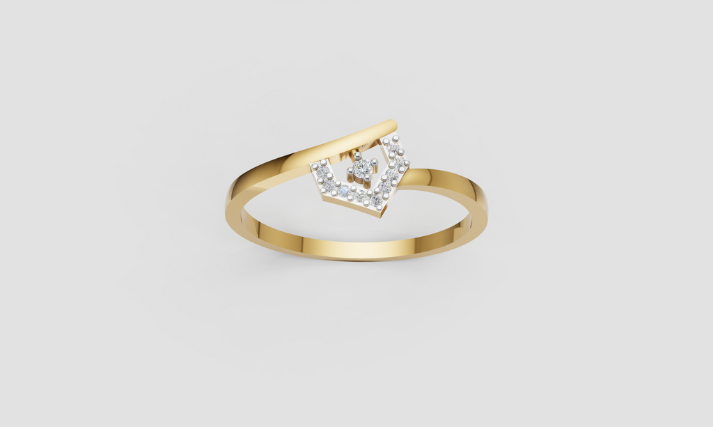 Royal Angle Diamond Ring -  RGD229