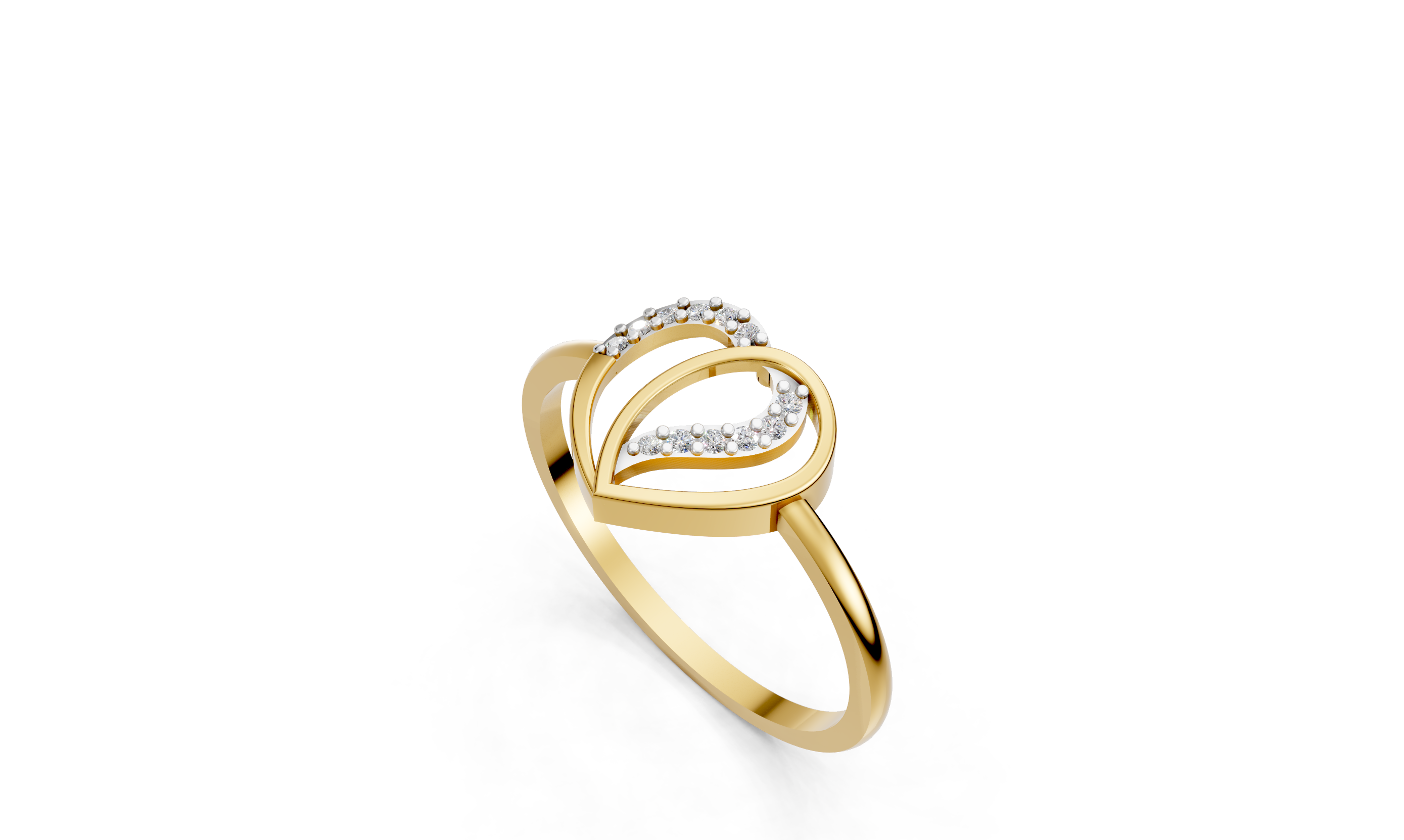 Love Loop Diamond Ring  -RGD235