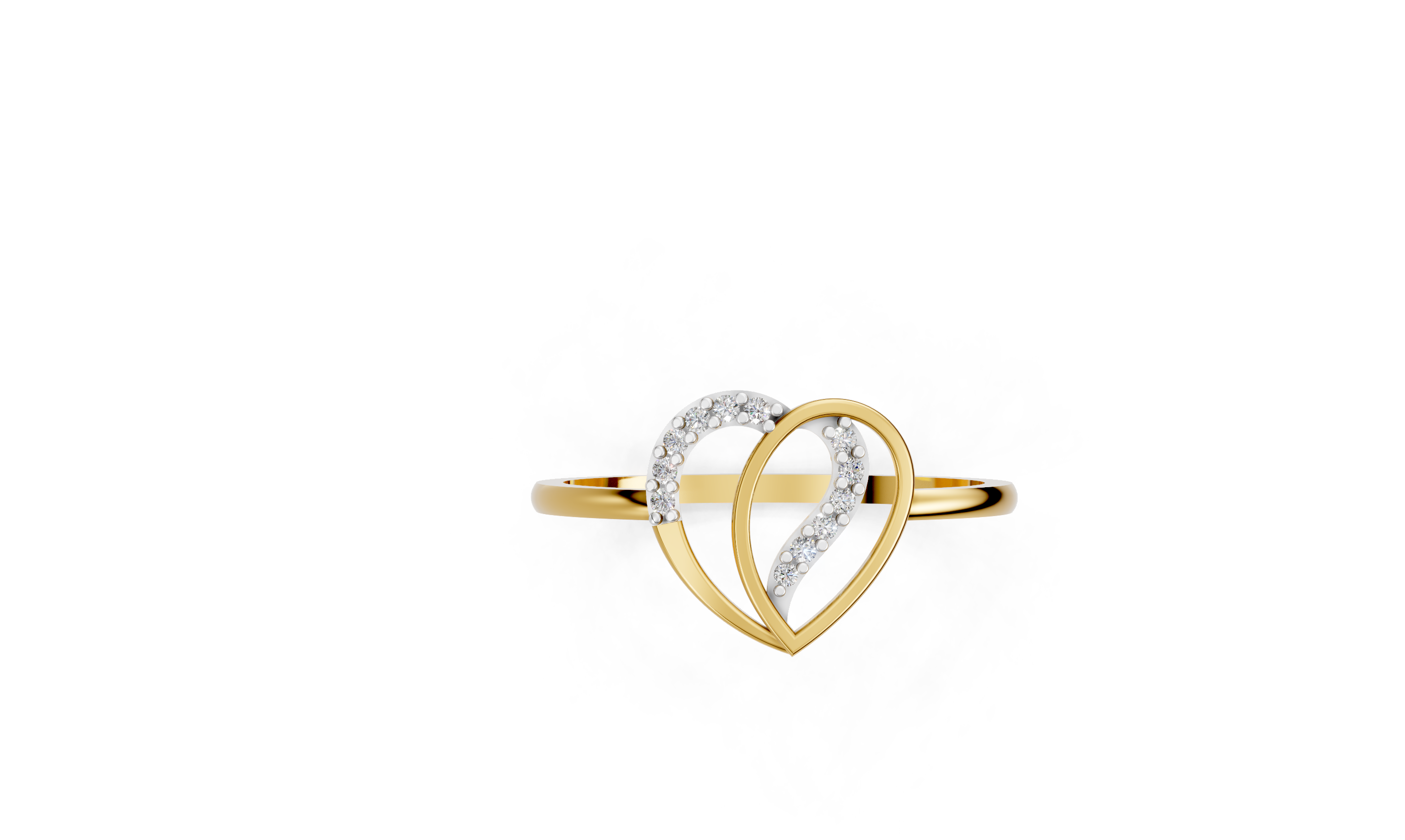 Love Loop Diamond Ring  -RGD235