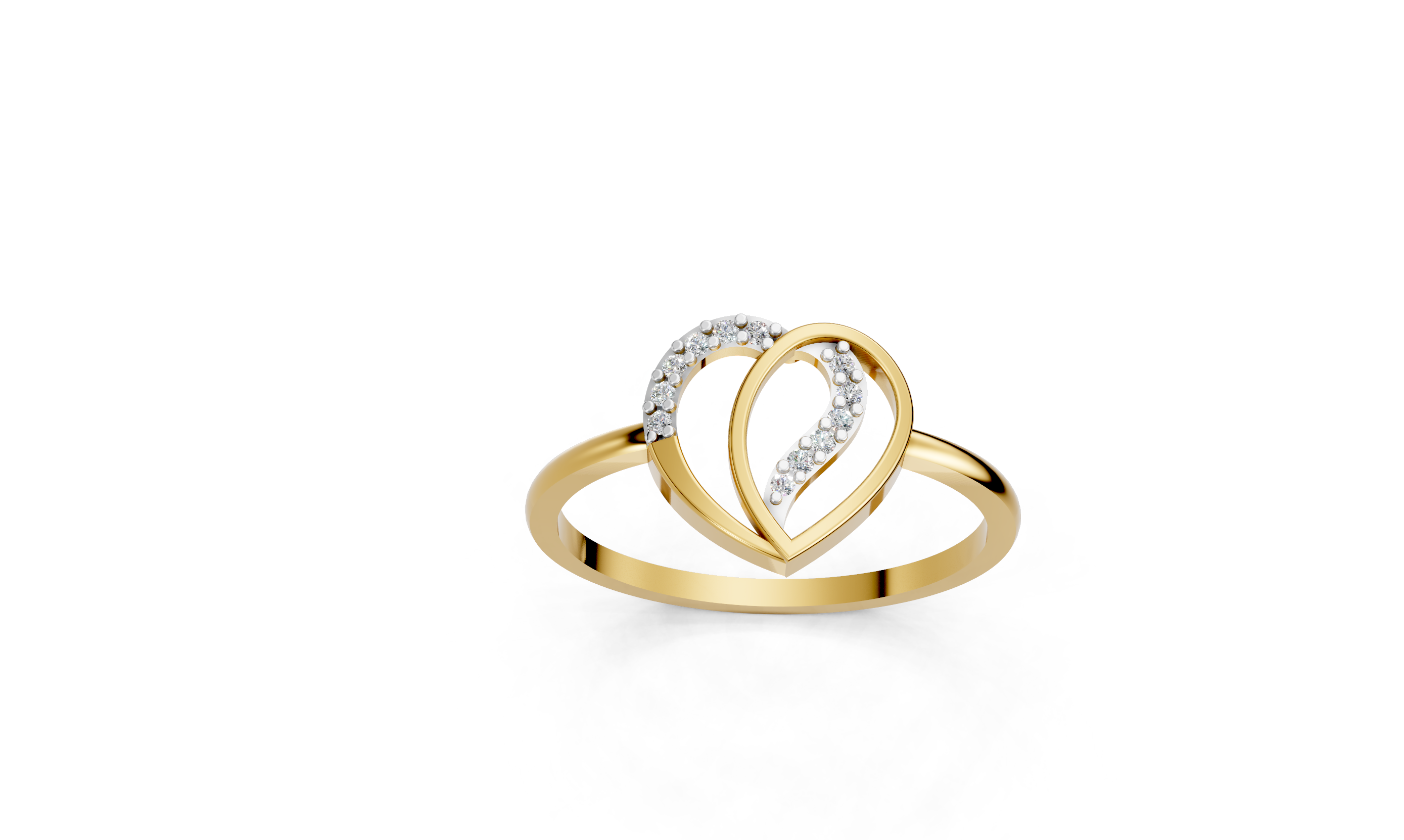 Love Loop Diamond Ring  -RGD235