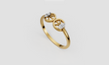 Twin Circle Spark Ring   - RGD248