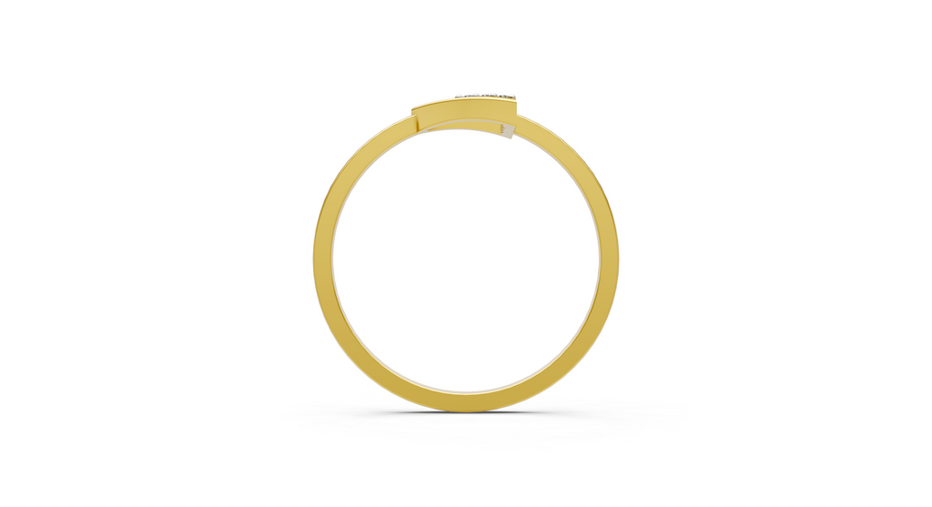 Golden Prism Glow Ring   - RGD254