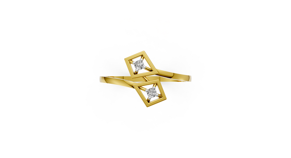 Celeste Twin Spark Ring  - RGD260