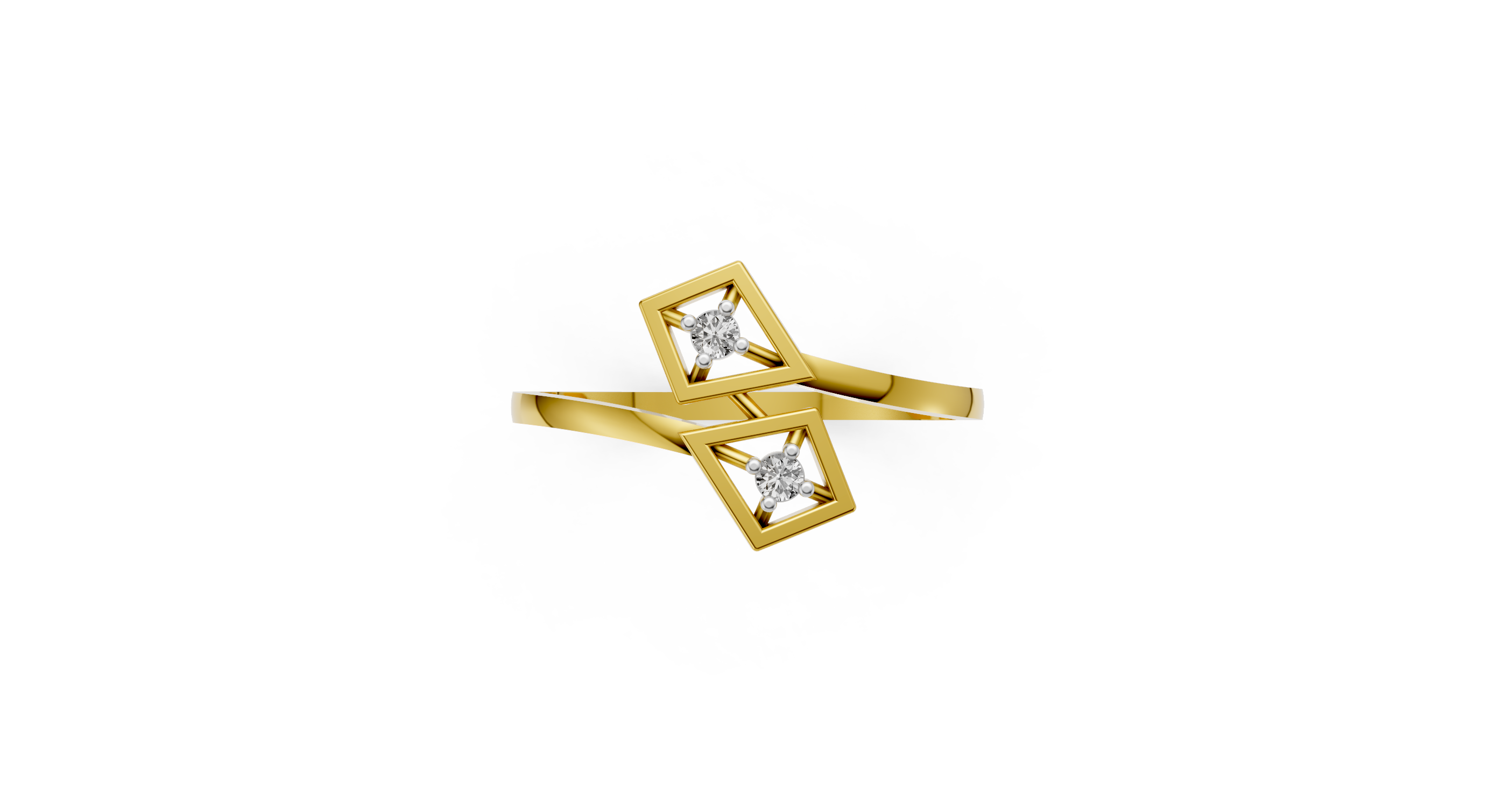 Celeste Twin Spark Ring  - RGD260