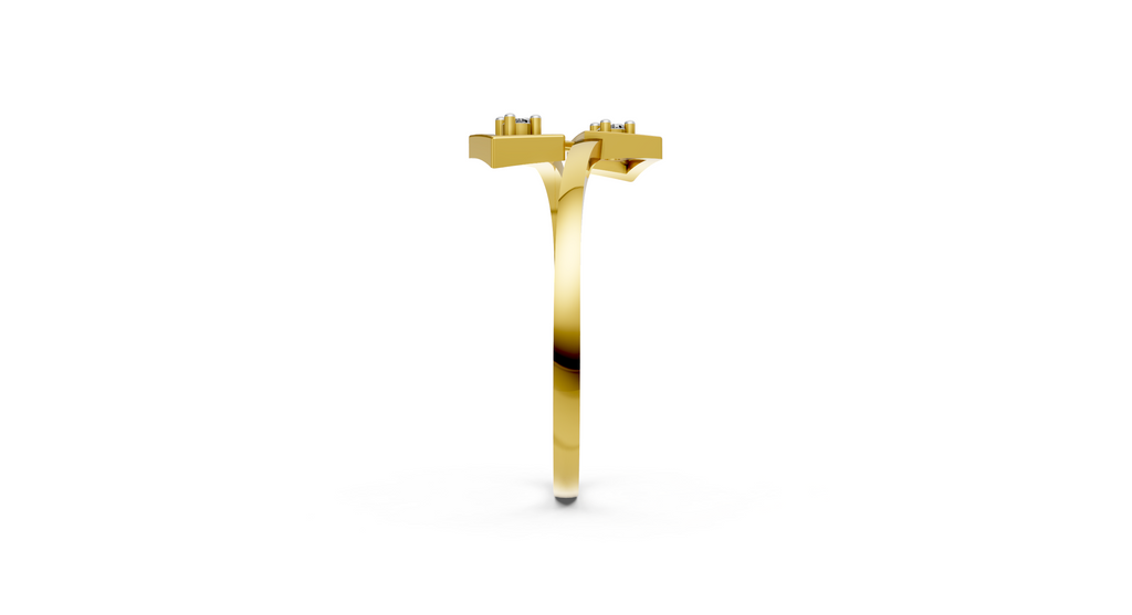 Celeste Twin Spark Ring  - RGD260