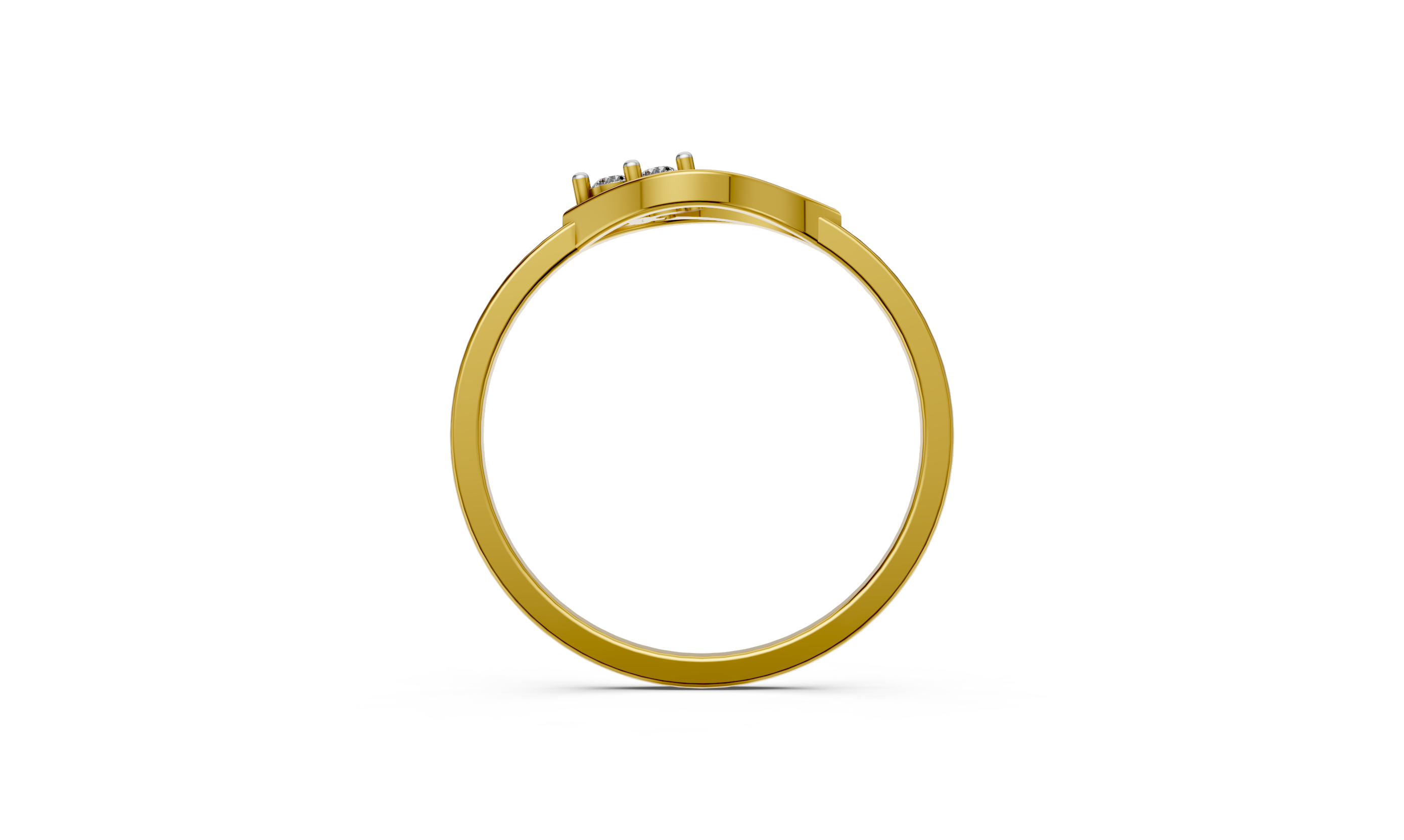 Twin Spark Infinity Ring - RGD271