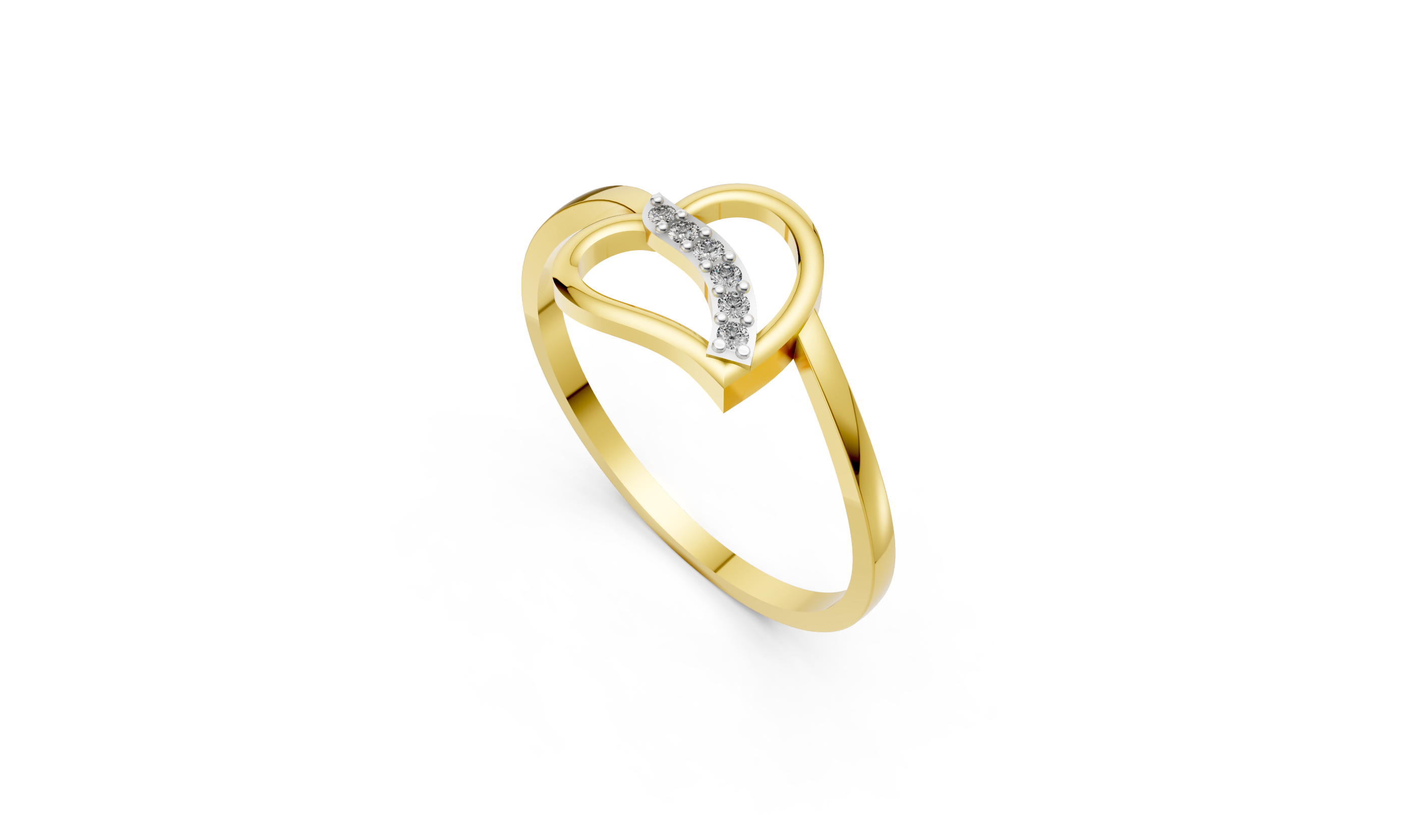 Eternal Love Curve Ring - RGD282