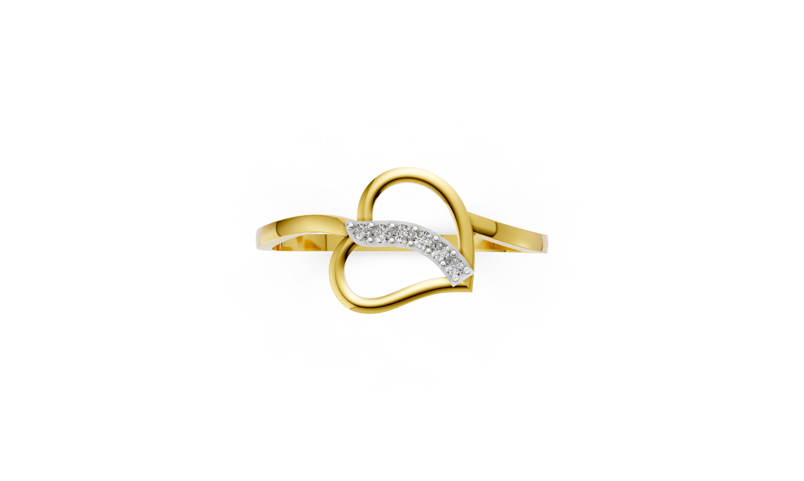 Eternal Love Curve Ring - RGD282