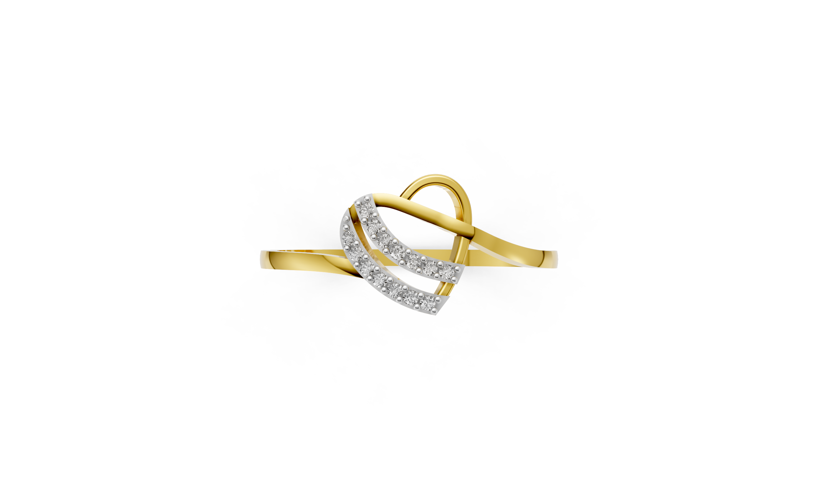 The Twin Waves Ring  - RGD283