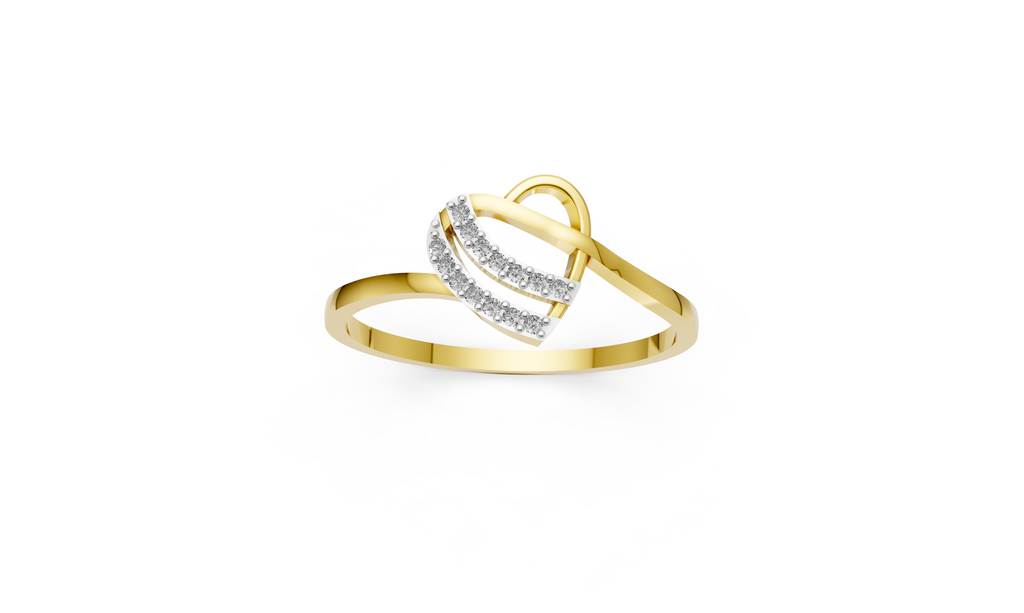 The Twin Waves Ring  - RGD283