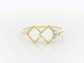 Twin Rhombus Bloom  Ring  -RGD2