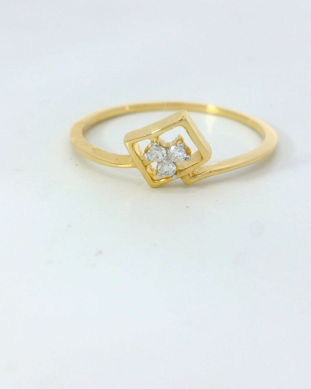 The Golden Square Trinity  Ring  -RGD547