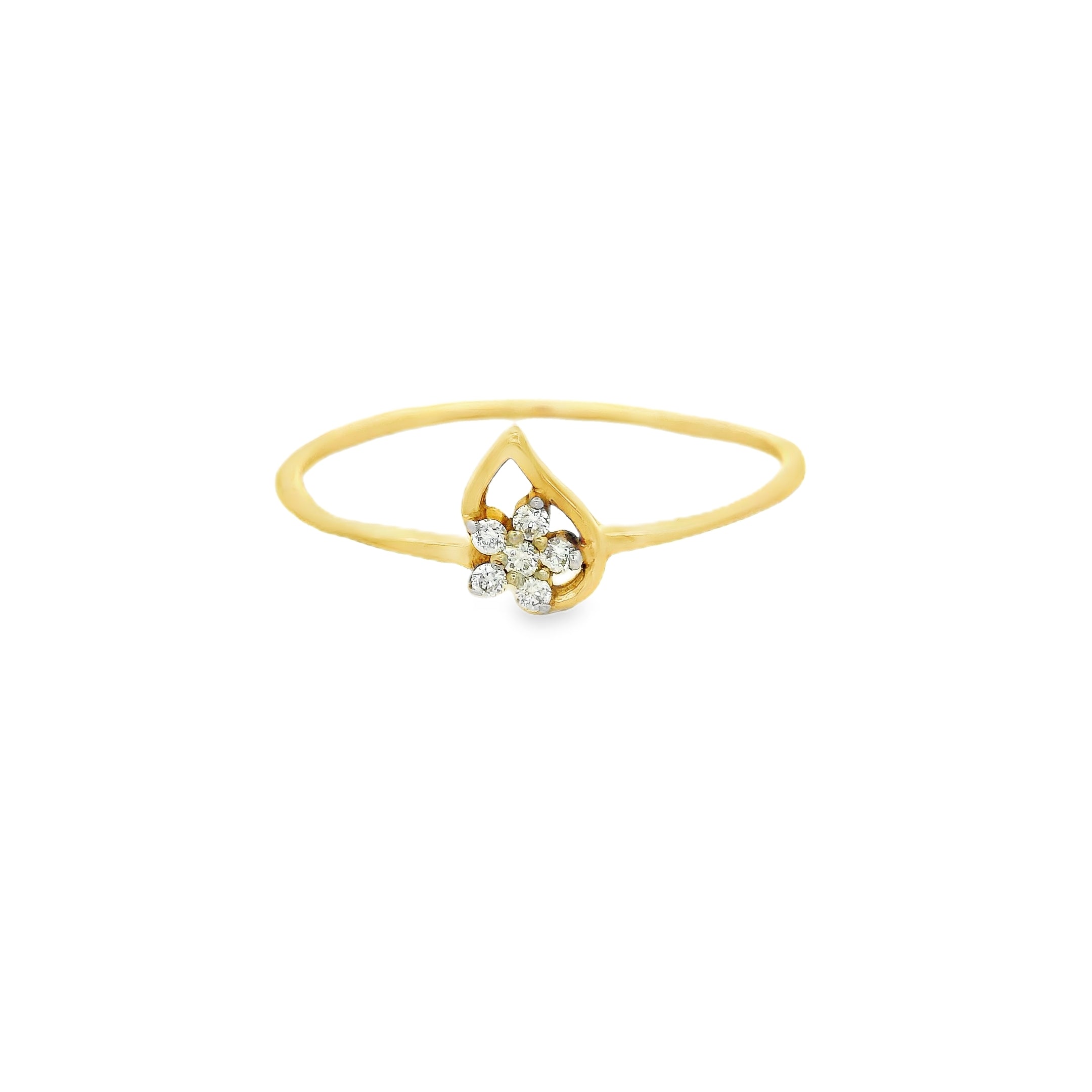 Bloom Leaf Gold Band  -RGD683