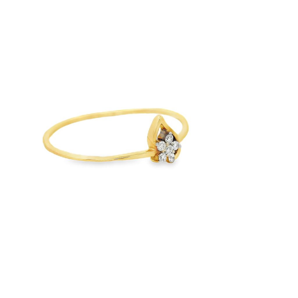 Bloom Leaf Gold Band  -RGD683