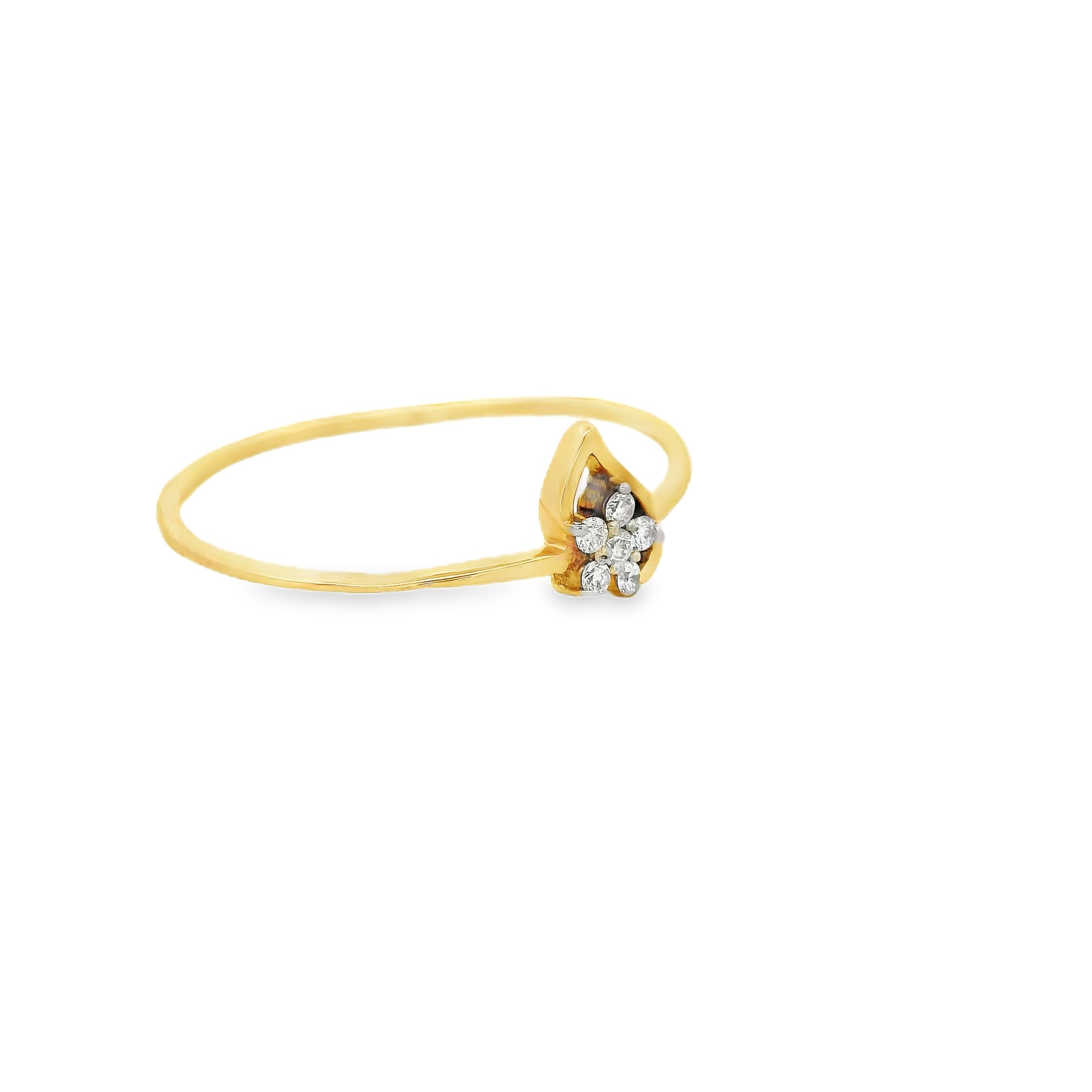 Bloom Leaf Gold Band  -RGD683