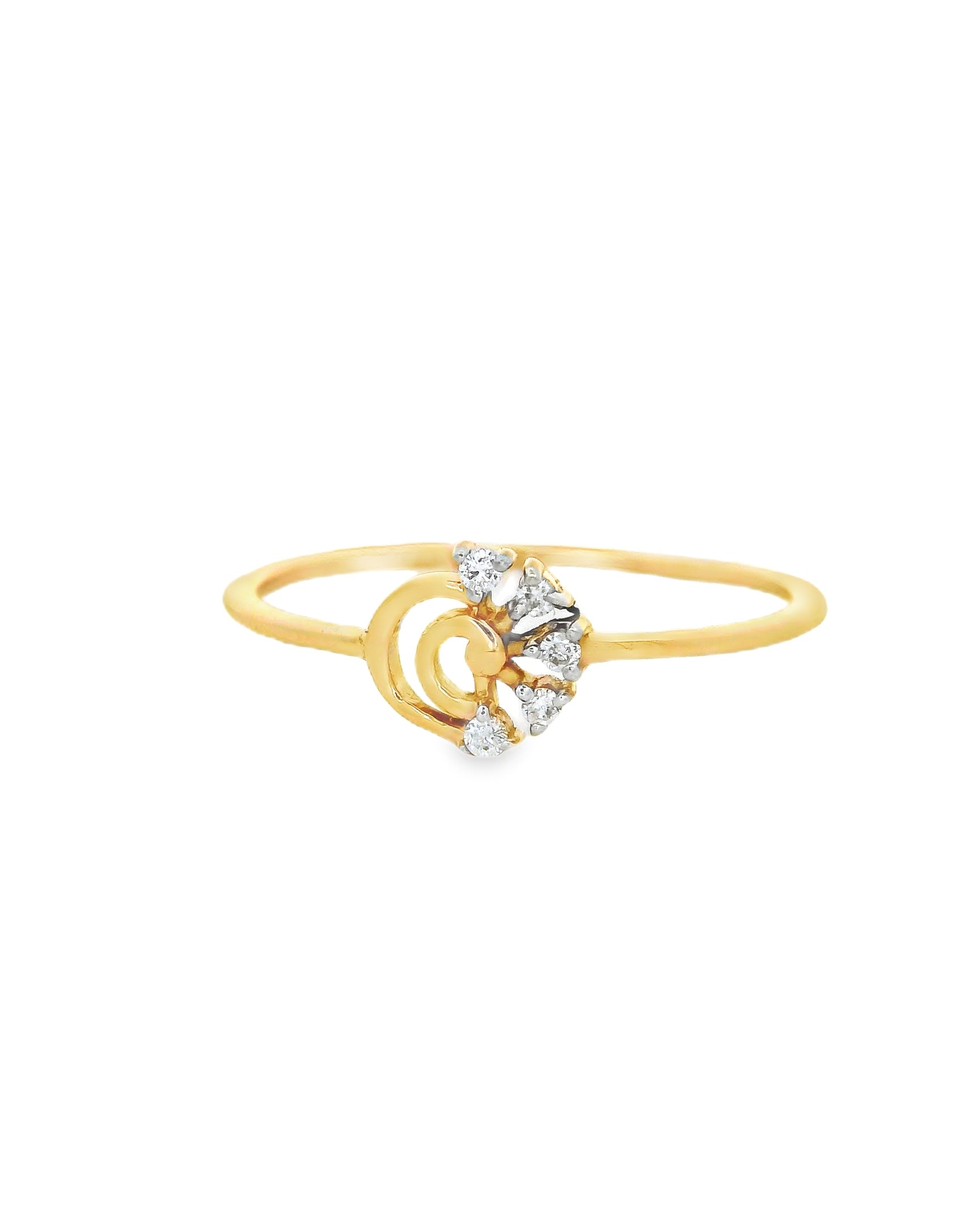 Celestial Moon & Star Ring   -RGD807