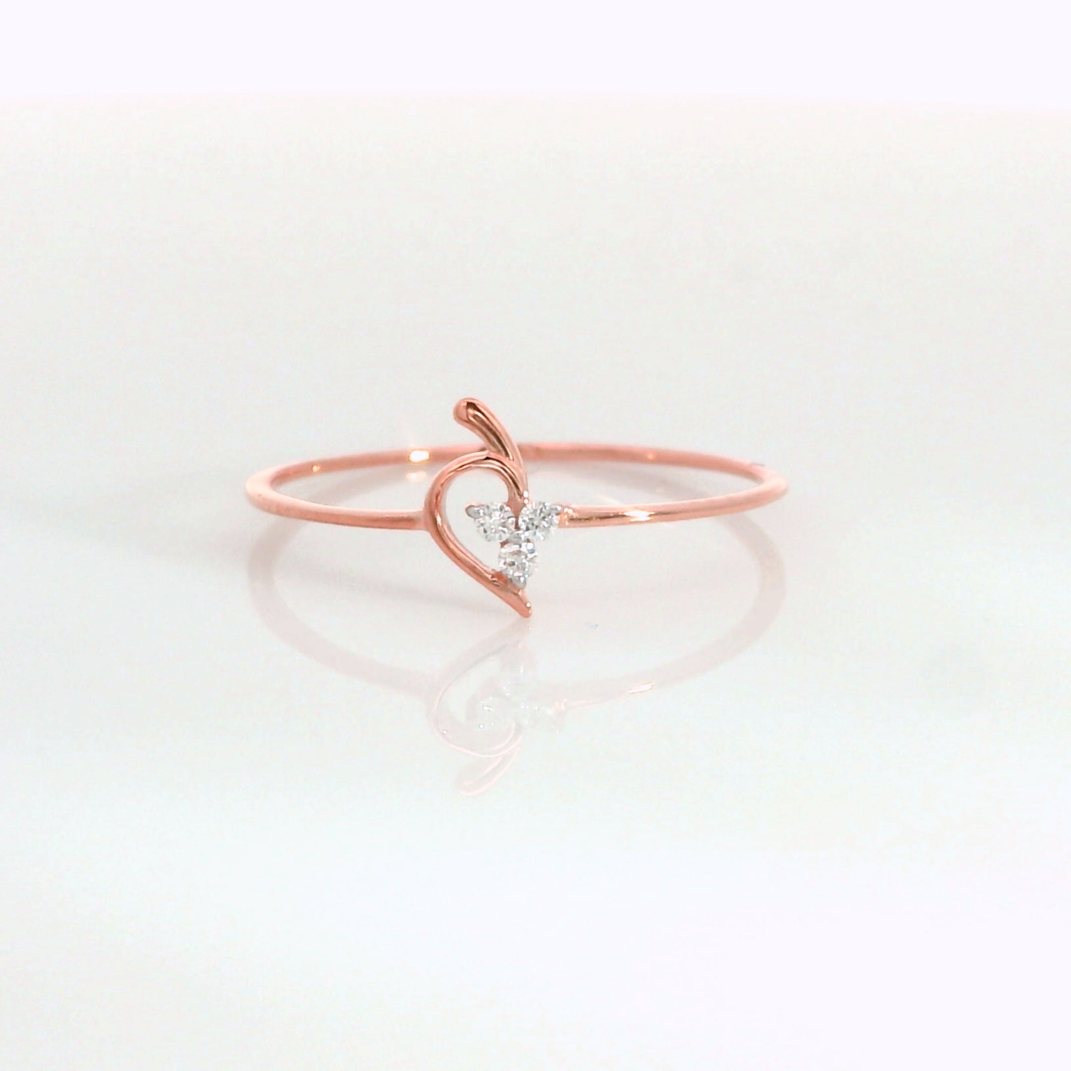 The Trinity Heart Ring - RGD826