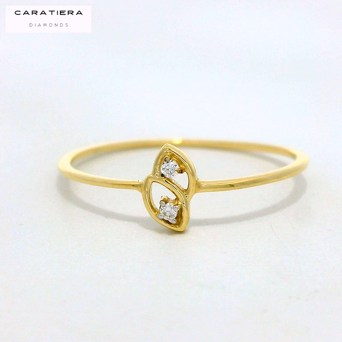 Eterna Duo Heart Ring  - RGD915