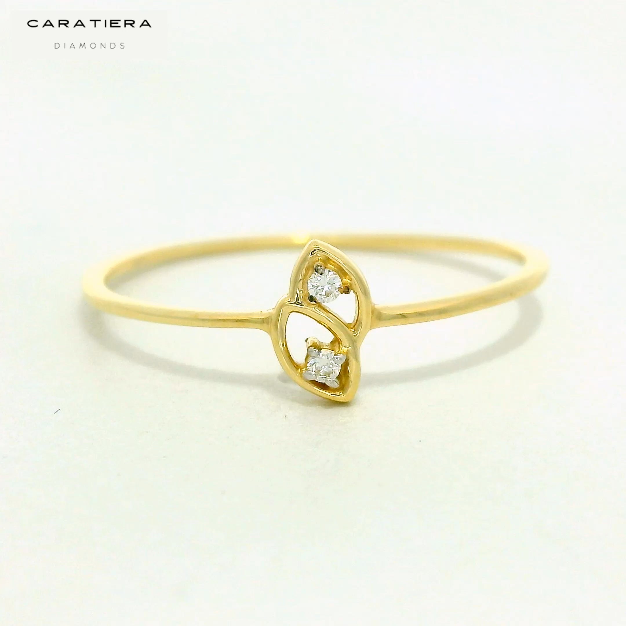 Eterna Duo Heart Ring  - RGD915