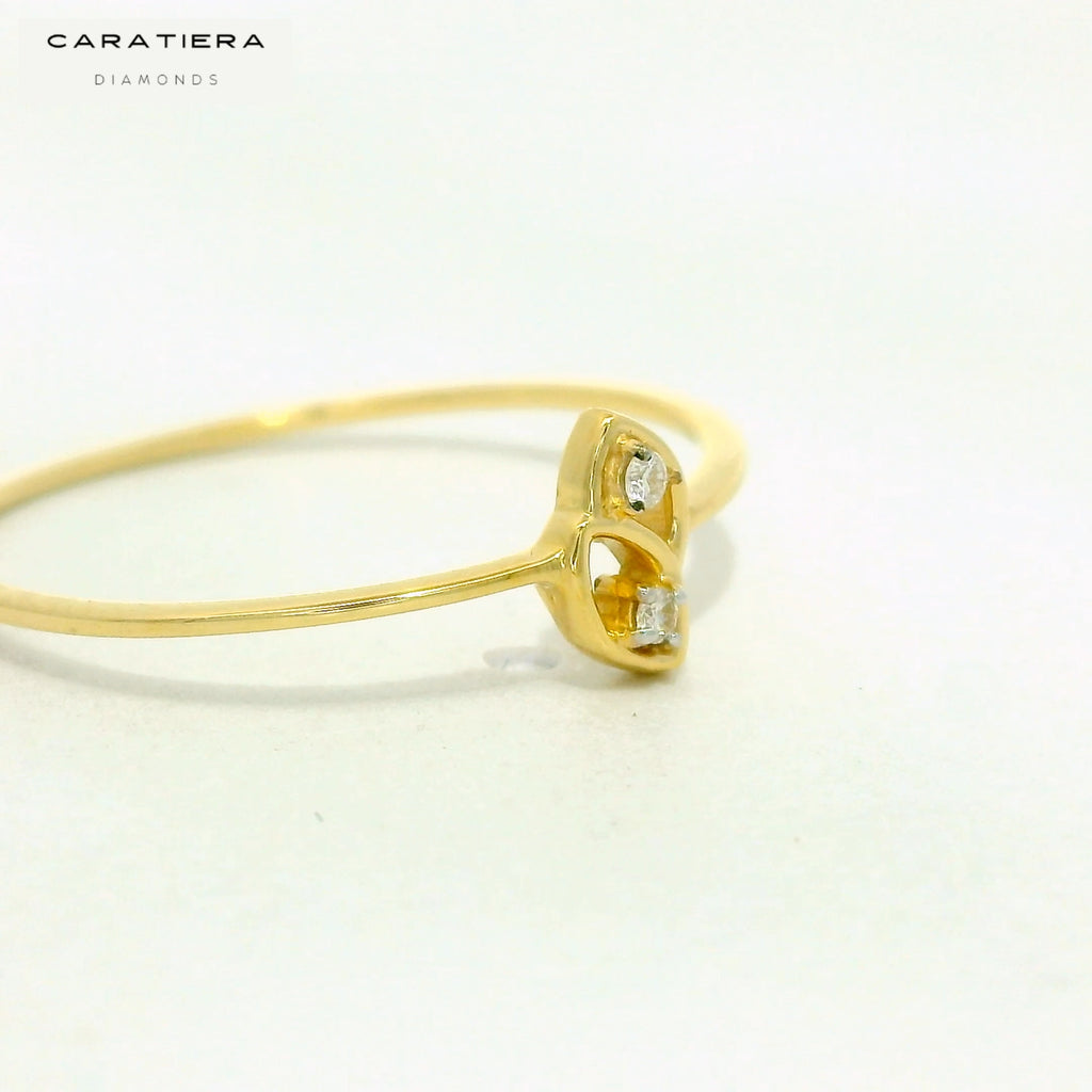 Eterna Duo Heart Ring  - RGD915