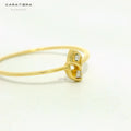 Eterna Duo Heart Ring  - RGD915