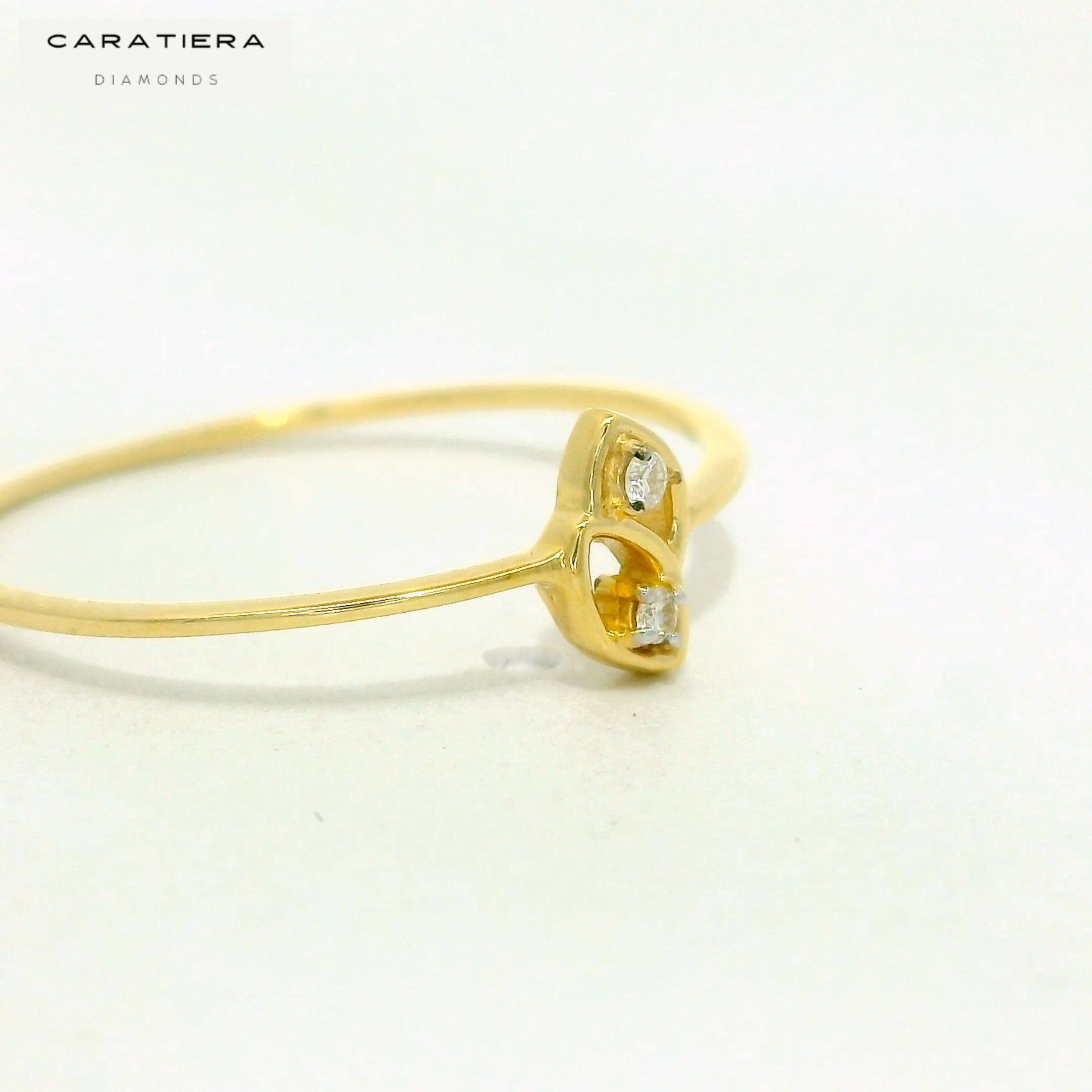 Eterna Duo Heart Ring  - RGD915