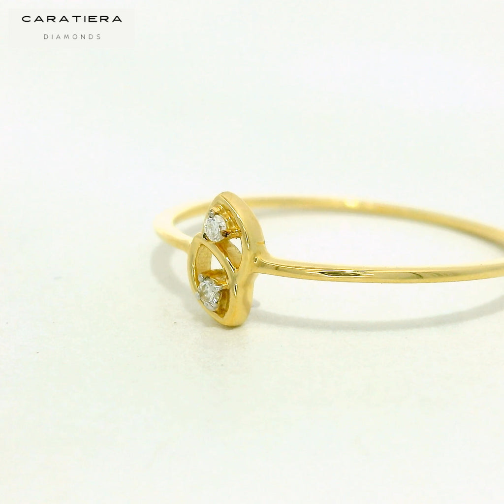 Eterna Duo Heart Ring  - RGD915