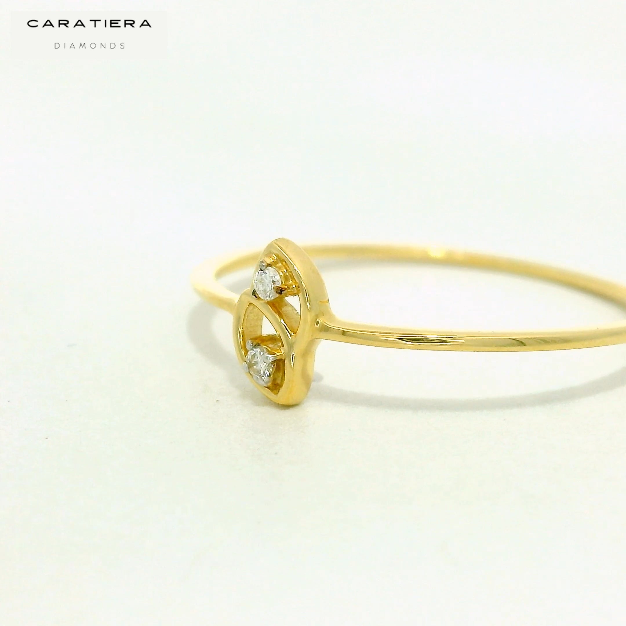 Eterna Duo Heart Ring  - RGD915