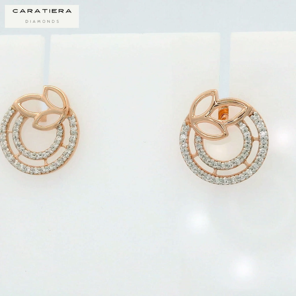Nature Loop Diamond Stud   - STDD204