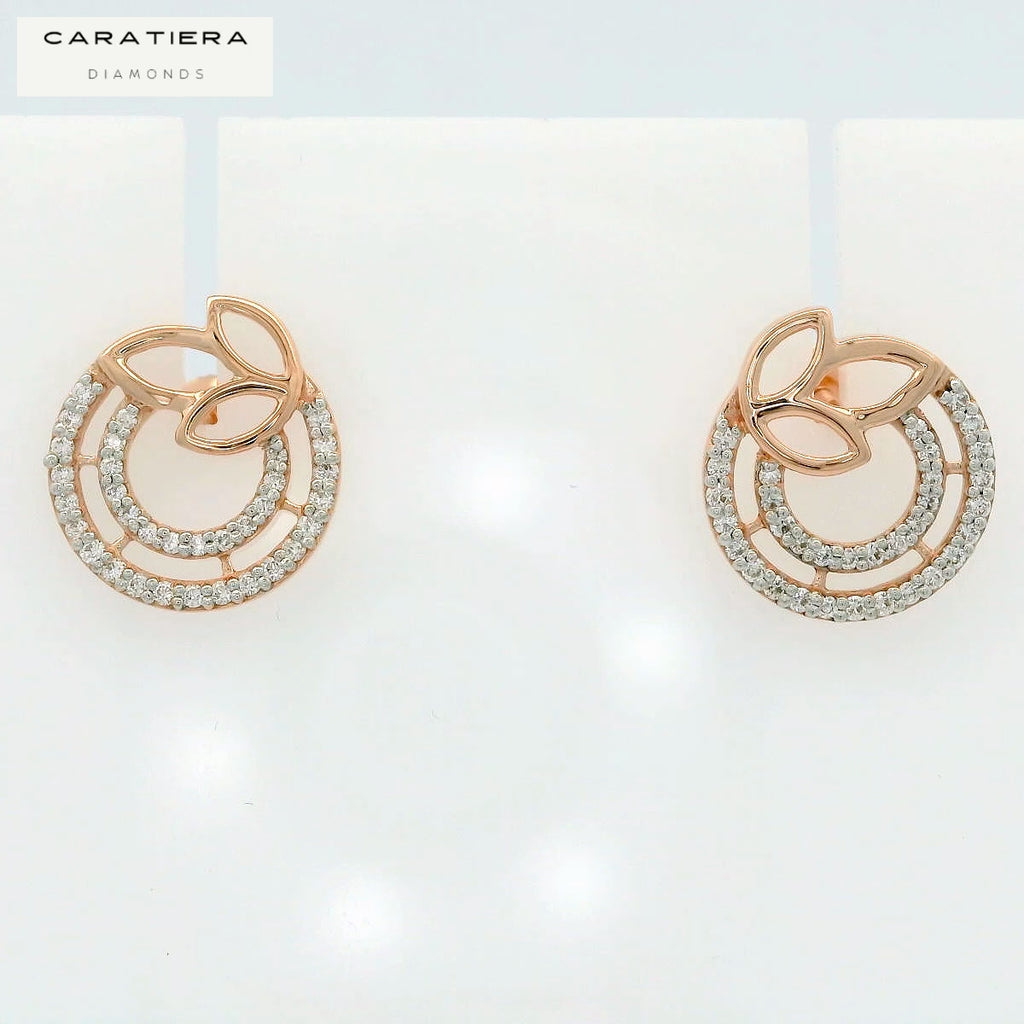 Nature Loop Diamond Stud   - STDD204