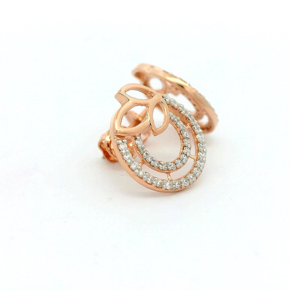 Nature Loop Diamond Stud   - STDD204
