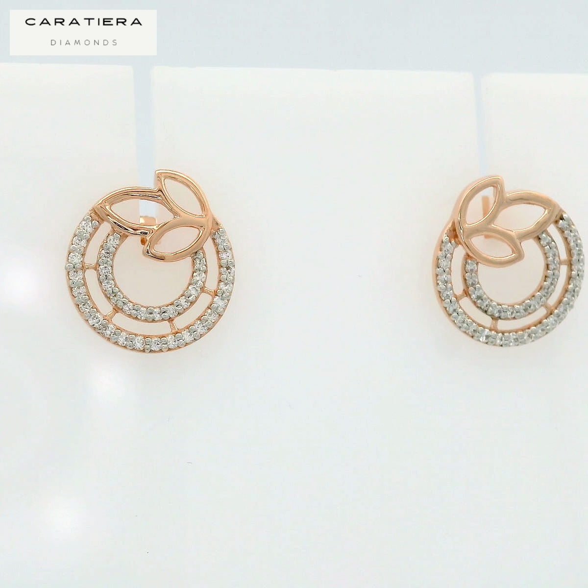 Nature Loop Diamond Stud   - STDD204
