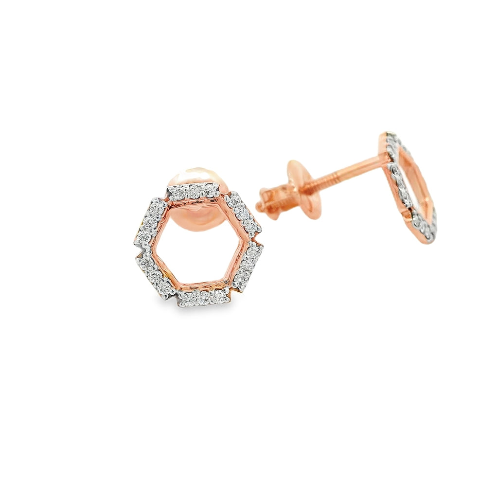 The Celestial Honeycomb Earrings  -STDD297