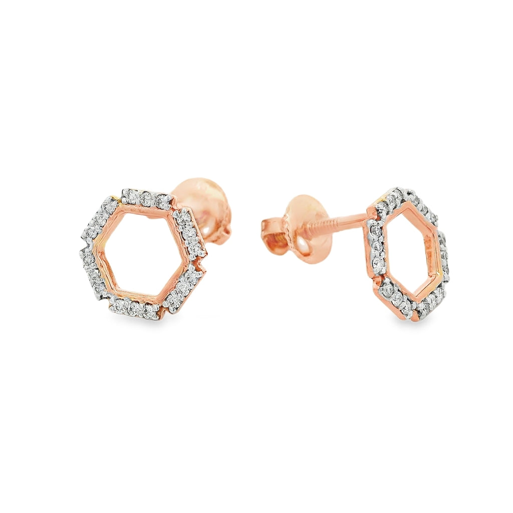 The Celestial Honeycomb Earrings  -STDD297
