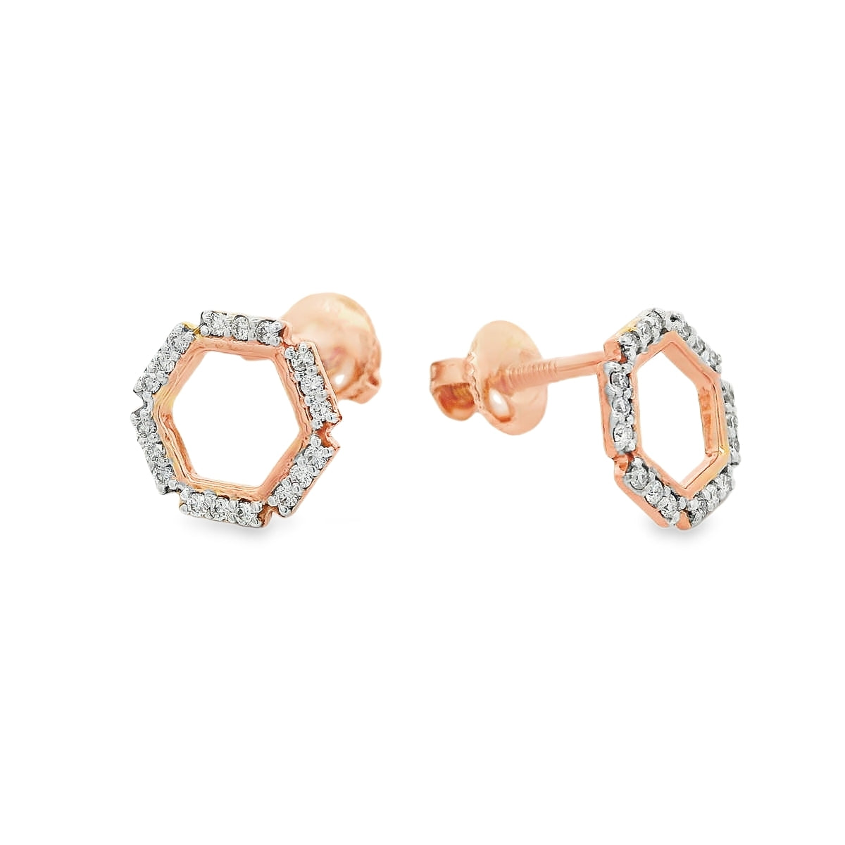 The Celestial Honeycomb Earrings  -STDD297