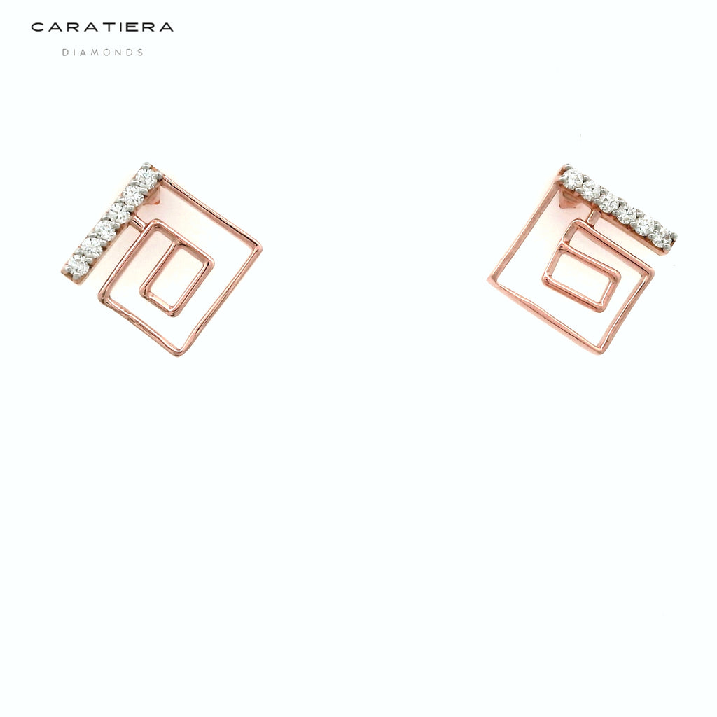 Velour Geometry Stud   - STDD754