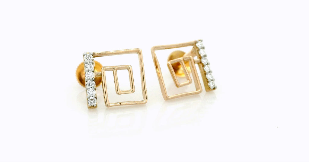 Velour Geometry Stud   - STDD754