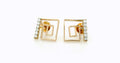 Velour Geometry Stud   - STDD754
