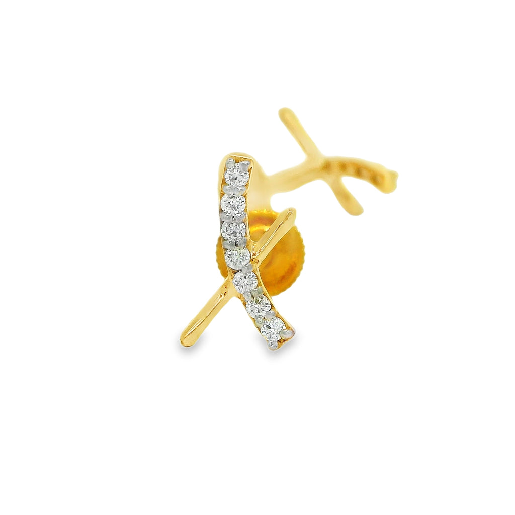 The Radiant Crossfire Studs   -STDD1022
