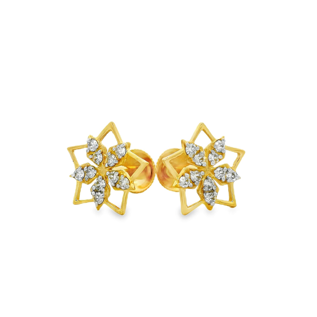 The Gilded Starburst Flora Stud  -1146